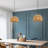 Neill 1 - Light Gold/Black Pendant
