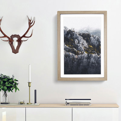 Mountains in Croatia - Picture Frame Painting Print