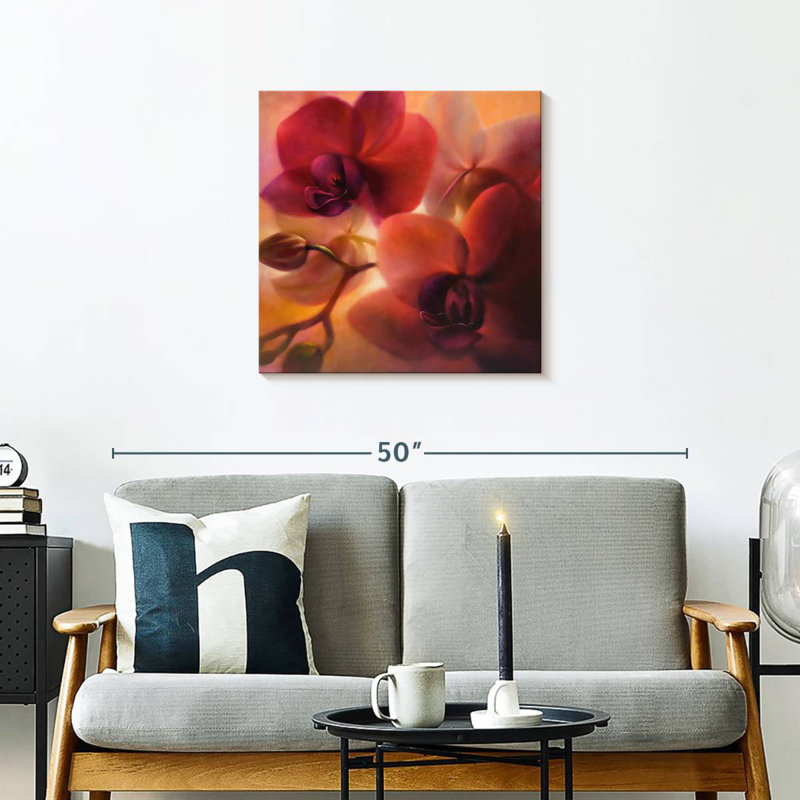 Harnek Orchids, 24" H x 24" W