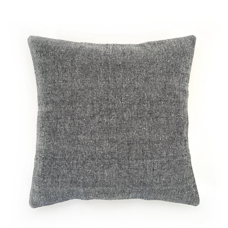 Coussin Houndstooth, Noir géométrique