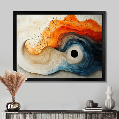 Silent Burst Spiral Of Ink I - Abstract Spirals Wall Art