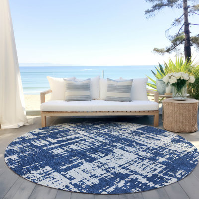 Malek Indoor/Outdoor Area Rug with Non-Slip Backing