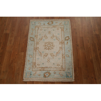 Tapis oriental géométrique Oushak 2x3