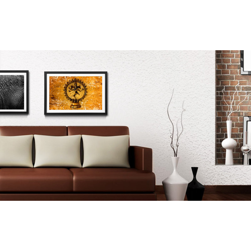 Dancing God 1 Piece Single Picture Frame Wall Art, 40cm H x 60cm W
