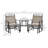 Outdoor Glider Chairs With Coffee Table