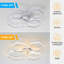 Ventilateur de plafond 30 pouces avec lumières DEL à télécommande à intensité variable, ventilateur à 6 vitesses
