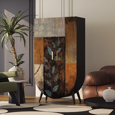 Garde-robe de chambre à coucher à portes doubles