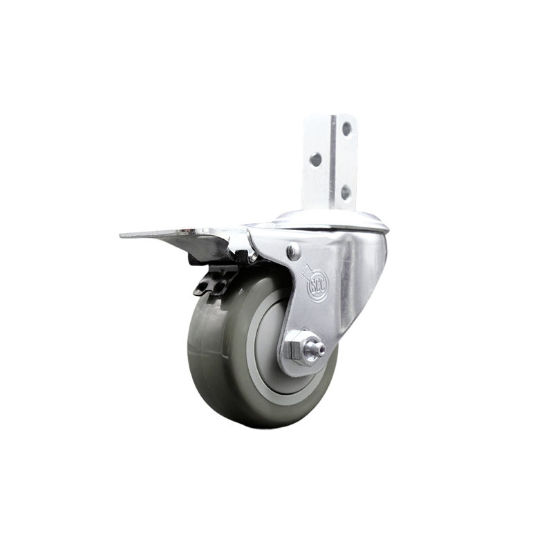 Square Stem Caster, Black