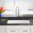 30" x 18" Dualmount Fireclay Kitchen Sink-134155807