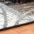 Rotonya Geometric Patchwork Pattern Floral Area Rug in Chocolate-1611373051