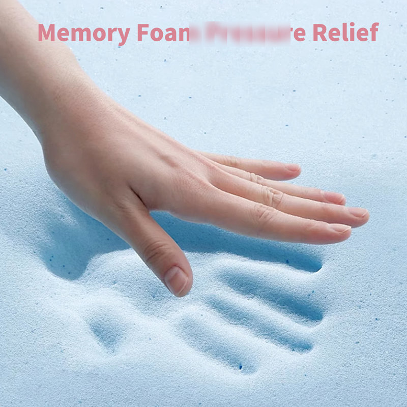 Grand matelas de 12 pouces avec housse respirante tricotée rose, ressorts ensachés individuels, soulagement pour les soirées de douleur avec ressorts et mousse à mémoire de forme, Cool 100, respirant, doux sommeil pendant toute la nuit