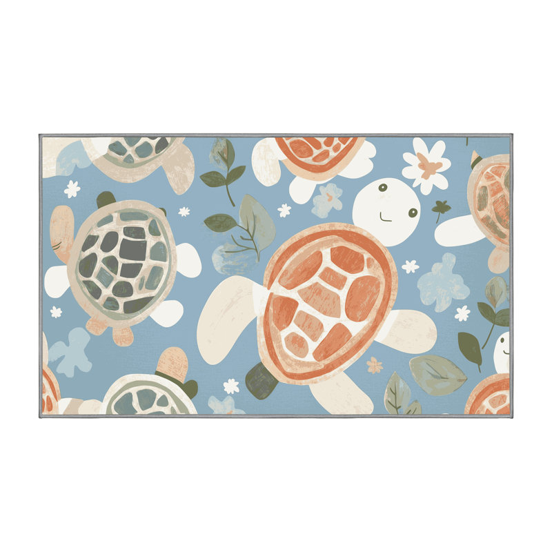 Tapis pour enfants East Urban Home, Rectangle 6 pi x 9 pi