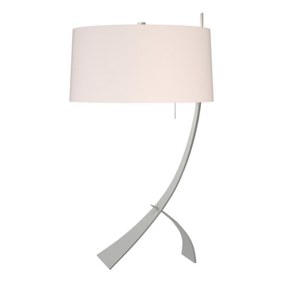 Stasis 28.3" Metallic Arched Table Lamp