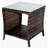 Davisville Glass Top End Table