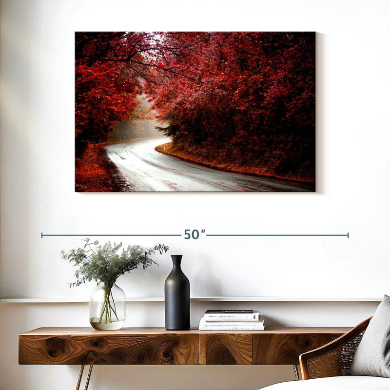 Mehar Autumn Open Road, 26" H x 39" W