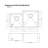 ZLINE 32 In. Jackson Undermount Double Bowl Kitchen Sink with Bottom Grid-54244410