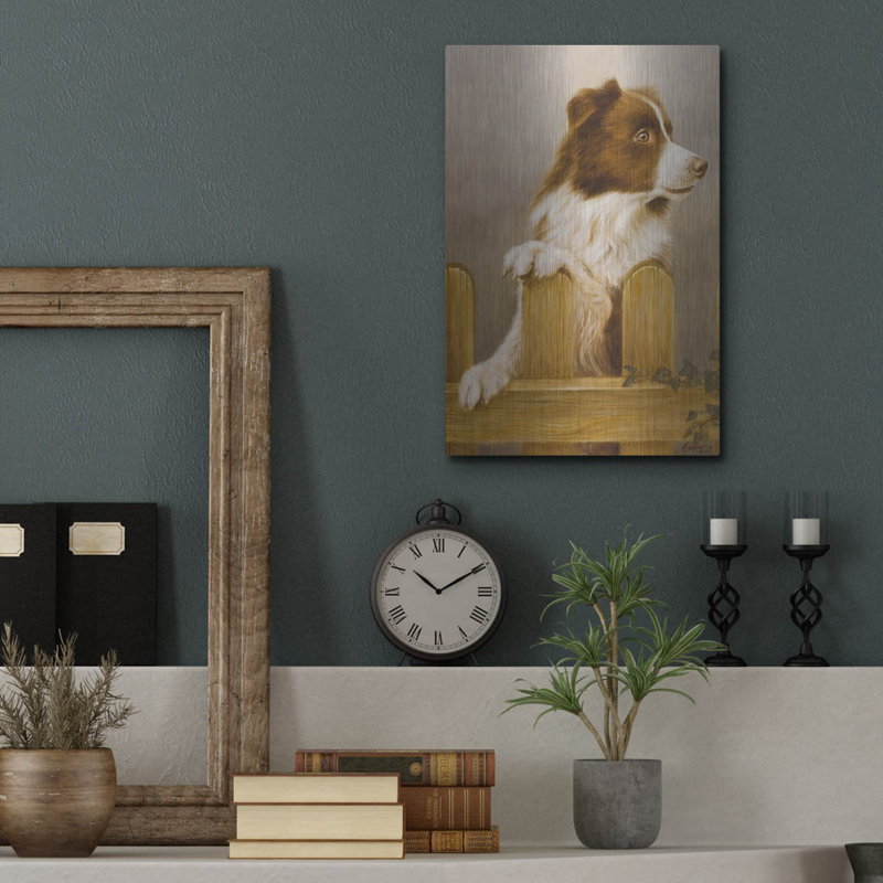 «Brown Collie» par John Silver, H 16 po x l 12 po