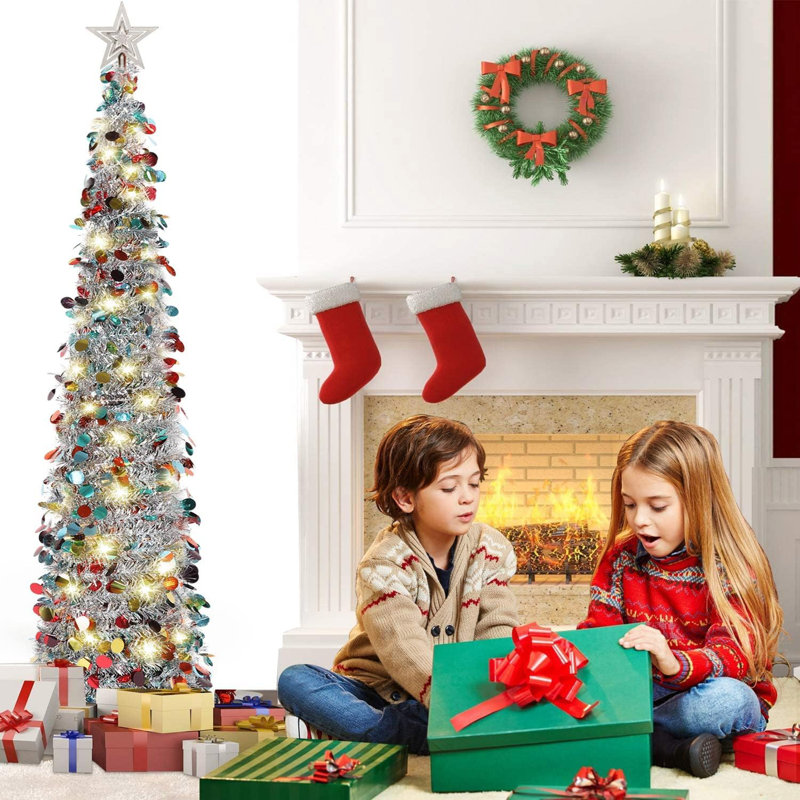 1.97' H Lighted Artificial Christmas Tree