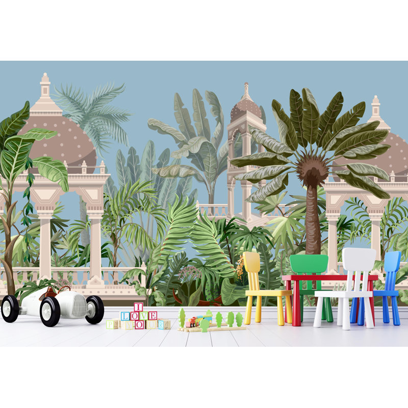 Papier peint exotique Jungle exotique, L 114 po x l 172 po