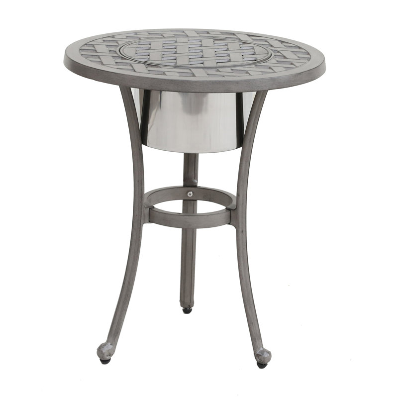 Table de bar Cast Alumnim Weave