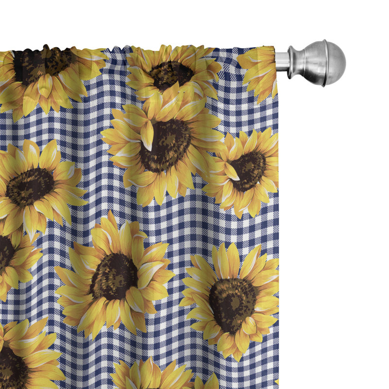 Ireyanna Semi Sheer Curtain Panel Pair, 28" W x 95" L