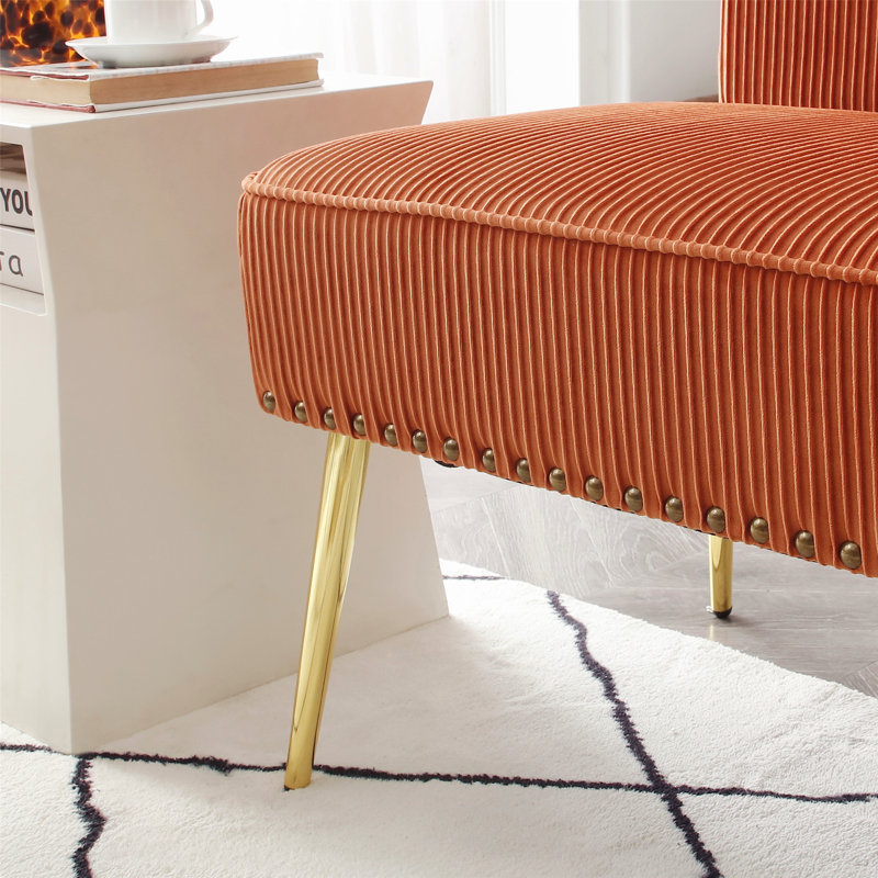 Causeuse Nanetta Bechet, Orange