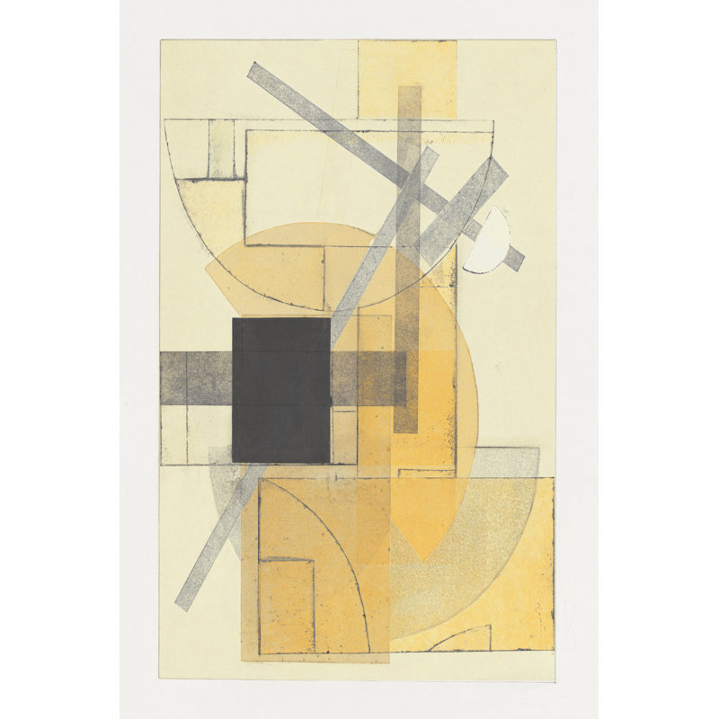 Cartographie du Bauhaus III, H 48 po x l 32 po