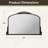 Retro Engraved Bathroom Mirror, Arched Wall Mirror-287107976-287107977