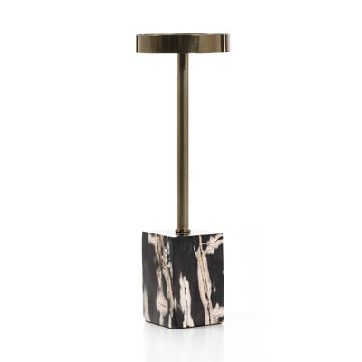 Bevin Solid Wood Pedestal End Table