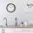 QXA129BLH Wall Clock, Brown