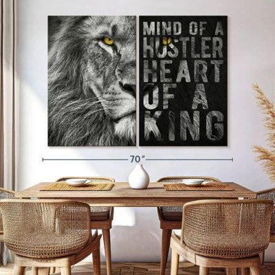 " Lion Hustler " 2 - Pieces
