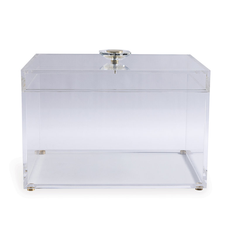 Milan Decorative Box, Clear