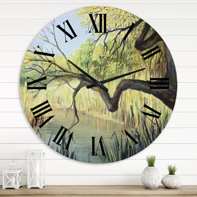 Horloge murale The Lake of Silence - Lake House