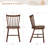 Solid Wood Windsor Back Side Chair-106913448