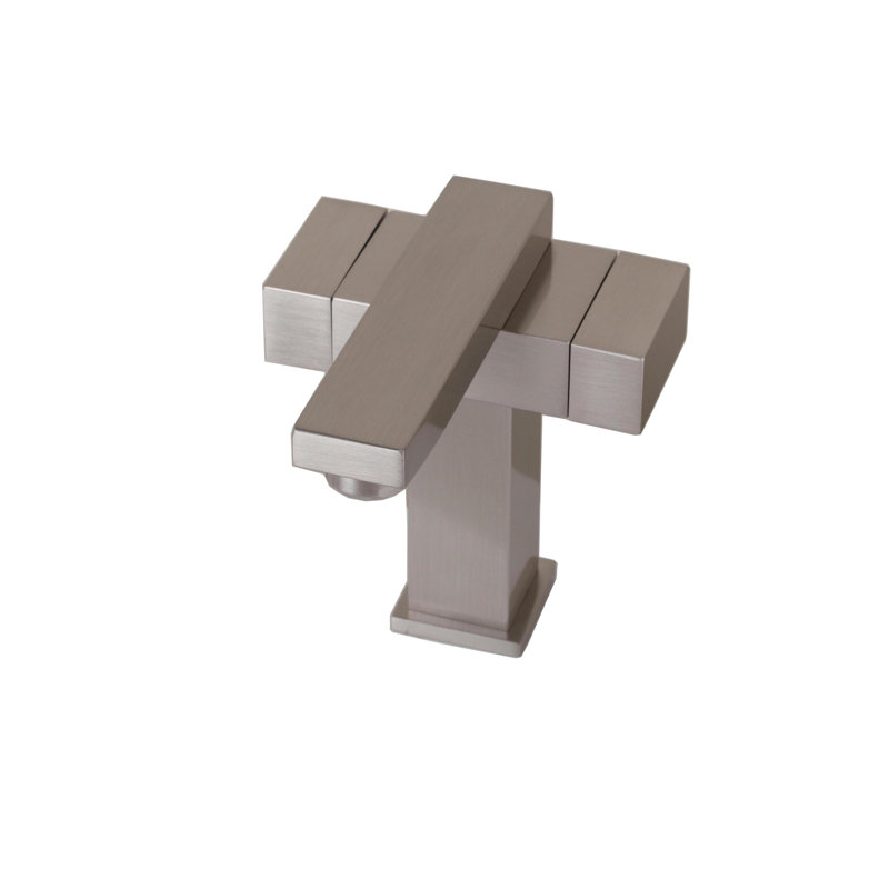 Single-Hole Bathroom Faucet with Drain Assembly, Brushed Nickel