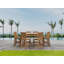 Windsor Outdoor 9 - Piece Teak Bar Height Dining Set