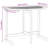  Balcony Table Brown Solid Acacia Wood Medium Foldable