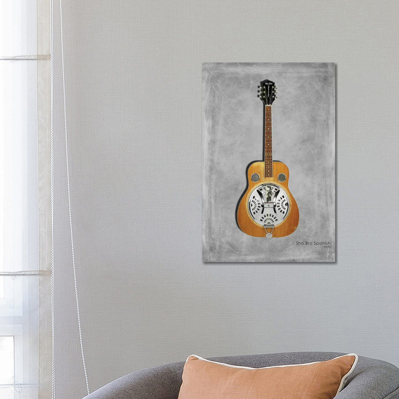 Gretsch Sho-Bro Spanish, 1970 by Mark Rogan - Wrapped Canvas Print, 66.04 cm H x 45.72 cm W x 1.91 cm D