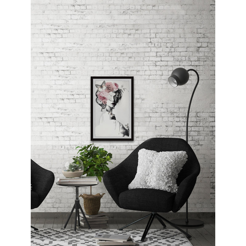 Pinky Floral Beauty by Parvez Taj - Single Picture Frame Print, 30cm H x 20cm W