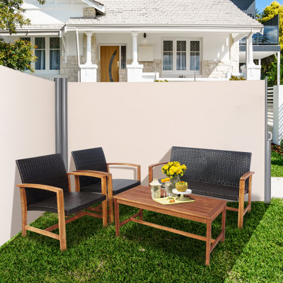 Brodric 300 cm W x 180 cm H Single Panel Room Divider