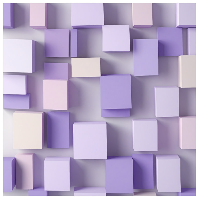 Coussins mauves lilas mauves, 20 x 20 pouces