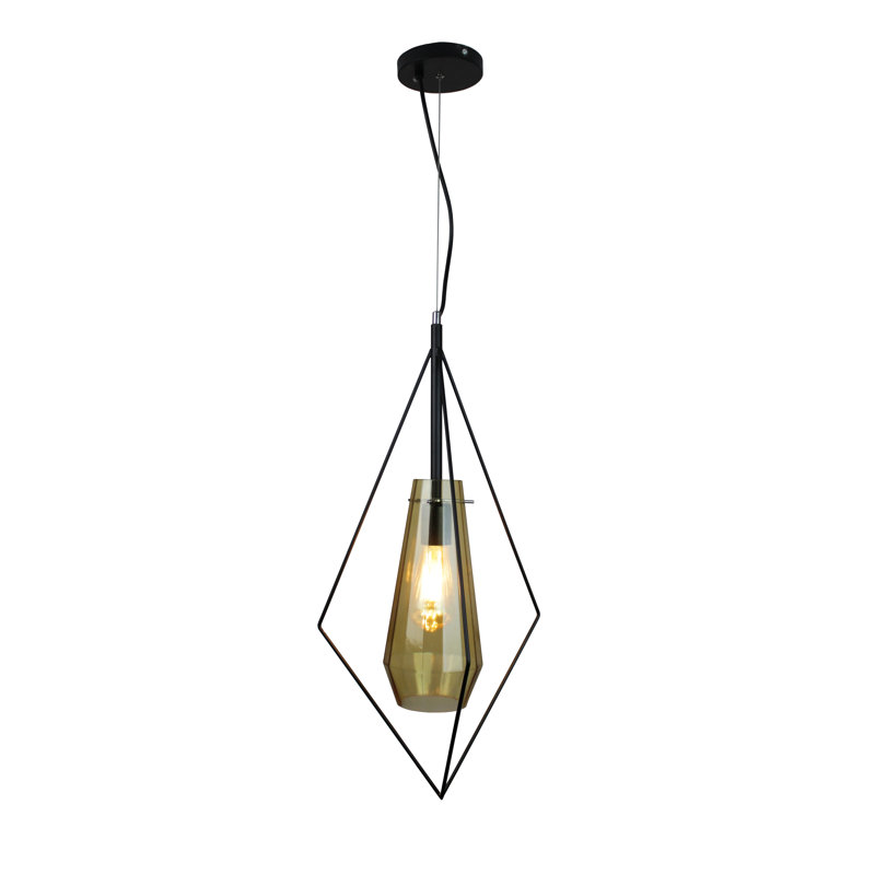 Luminaire suspendu géométrique 1 lumières simple Ailse