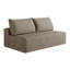 Canapé d'angle compact moderne en velours côtelé moelleux de 150 cm (59 po)-476377294