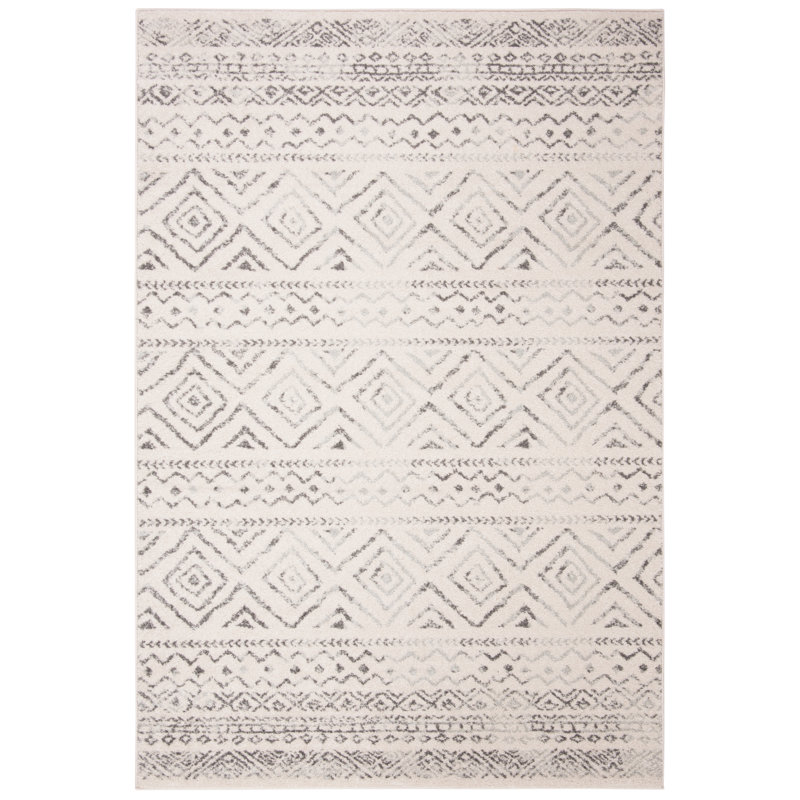 Talarico Geometric Hand Woven Area Rug, Rectangle 183 x 274 cm