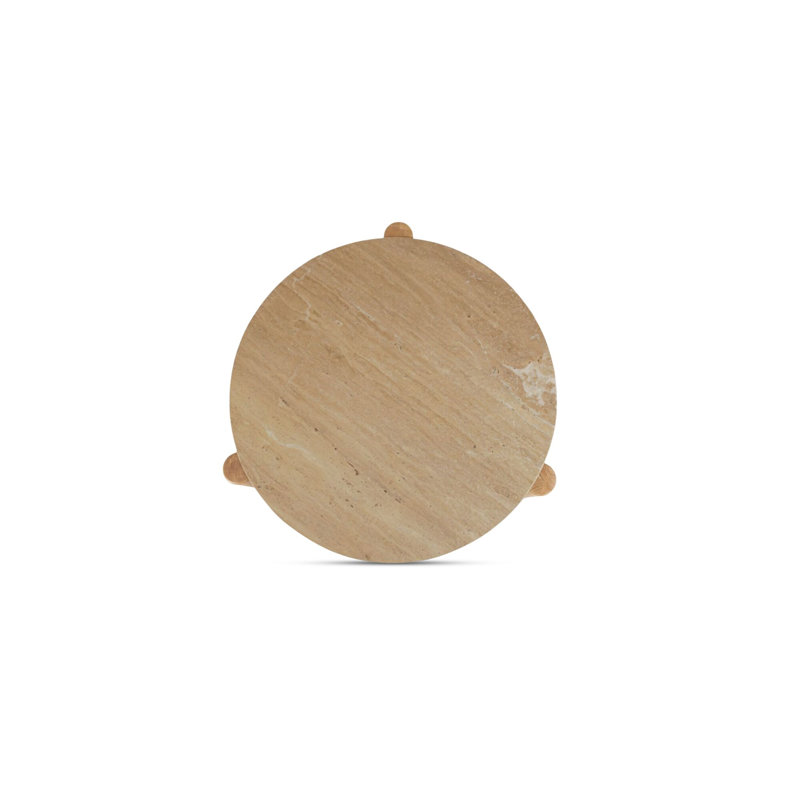 Pax Outdoor Round Teak Coffee Table