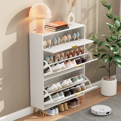 20 Pair Flip Down Shoe Storage