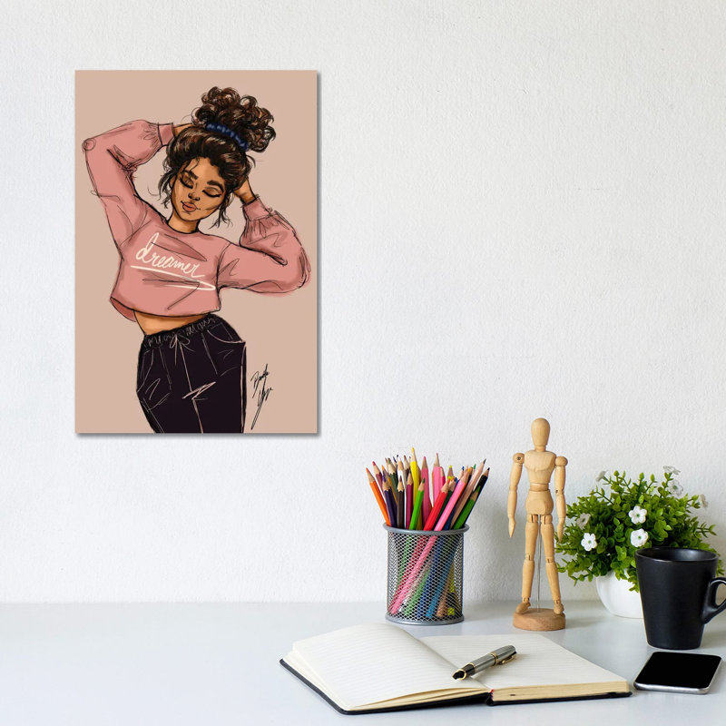 Dreamer by Brooke Ashley - Wrapped Canvas Painting, 30.48cm H x 20.32 W x  1.905cm D