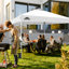 Pavillon escamotable 12 pi L 12 pi. D Auvent escamotable en acier-86761608