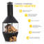 Virgouda Column Wood Burning Smokeless Chimnea