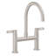 Bridge Kitchen Faucet With Sidespray - Arc Spout-642118077-642118049-642052356